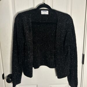 Old Navy Black Sparkle Women's Cardigan